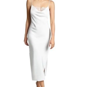 NWT Sachin + Babi Ivory Satin Crepe and Lace Dylan Dress - Sz 4